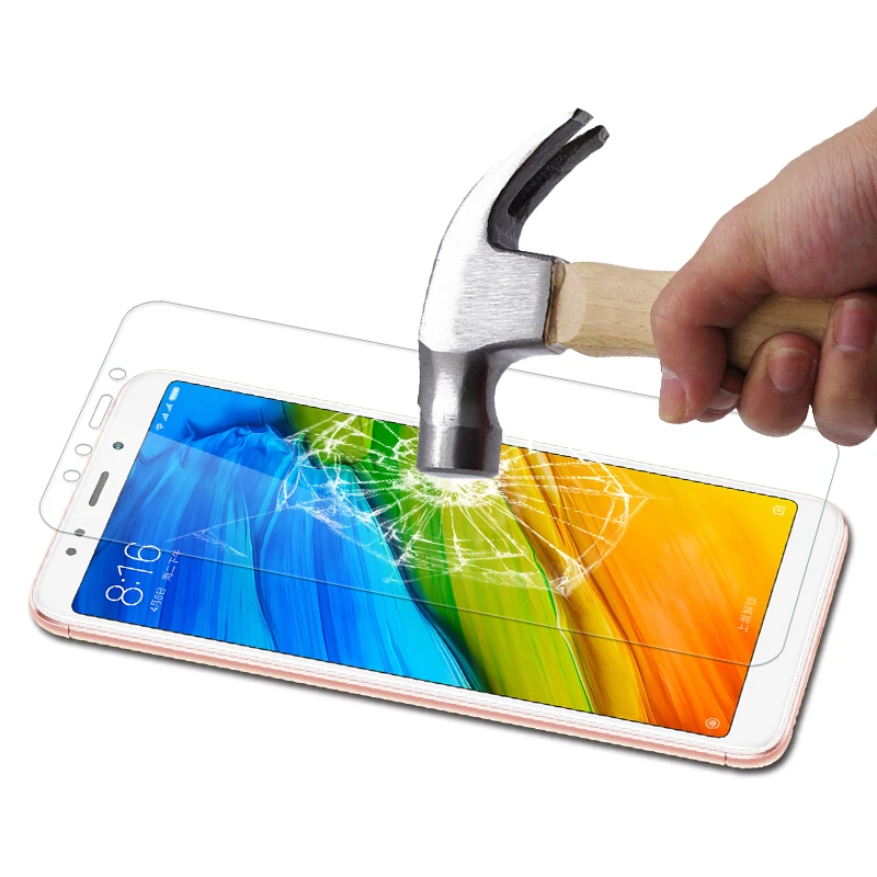 UVR For Xiaomi Redmi 5 5Plus Protective Tempered Glass for Note Pro 5A Screen Protector Film | Мобильные телефоны и