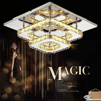 laimaik crystal led ceiling lights fixture for indoor lamp lamparas de techo surface mounting modern ceiling lamp for bedroom