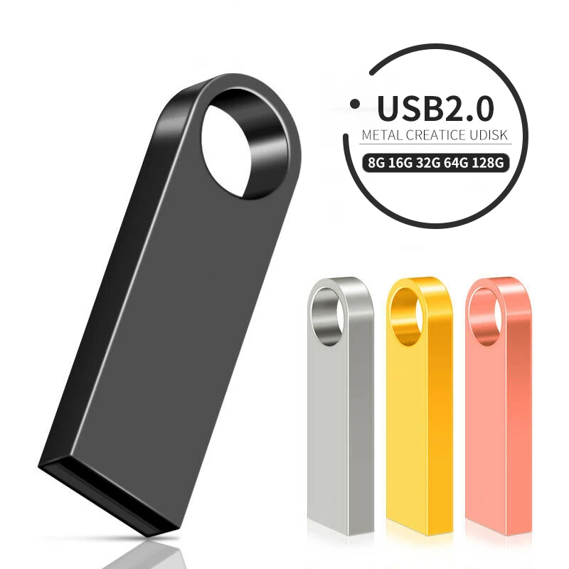 Высокоскоростной металлический USB 32 GB 16 Flash Drive флешки 64 8 128 накопитель Stick|USB