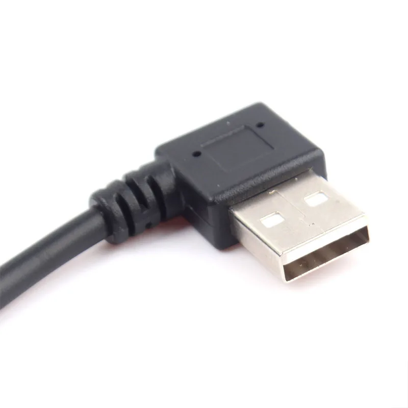 USB 2 0 Левый угол A папа 90 градусов микро левый M кабель для передачи данных #67594 |