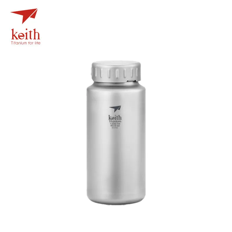 Keith armored чистый титановый чайник с широким горлышком спортивная Большая емкость