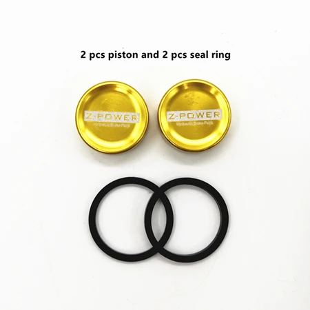 2 pcs and 2 pcs gold S himano XT/M785/M8000/SLX675 усовершенствованные детали для велосипедного тормоза для Shimano, тормозные детали, металлический поршень, Гидравлический Тормозной суппорт, запчасти - Цвет: 2 pcs and 2 pcs gold
