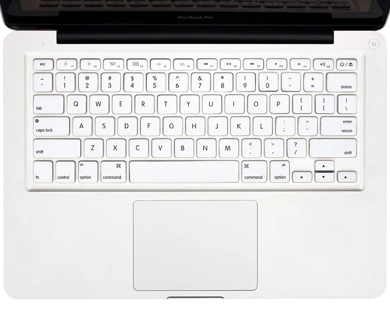 Силиконовая клавиатура защитная крышка для MacBook Air 1" A1369 A1466 MD231 MD232 MC503 MC504 2012 2013 год ноутбук - Цвет: white
