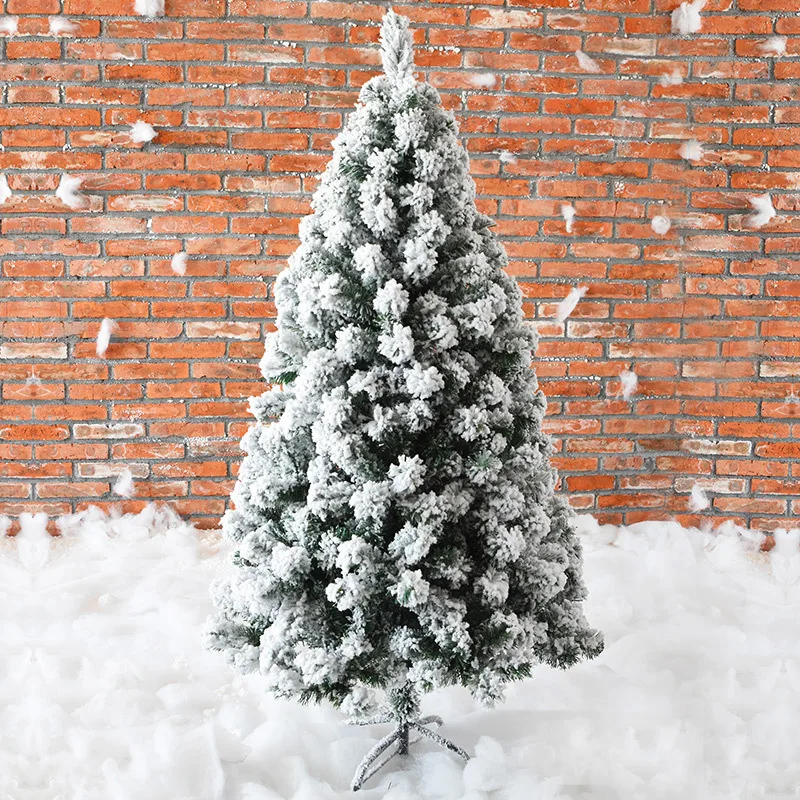 

Искусственная Рождественская елка 240 см, белая кедровая Снежинка, елка со снегом, флокирующая елка, новогодние украшения для дома, праздника...