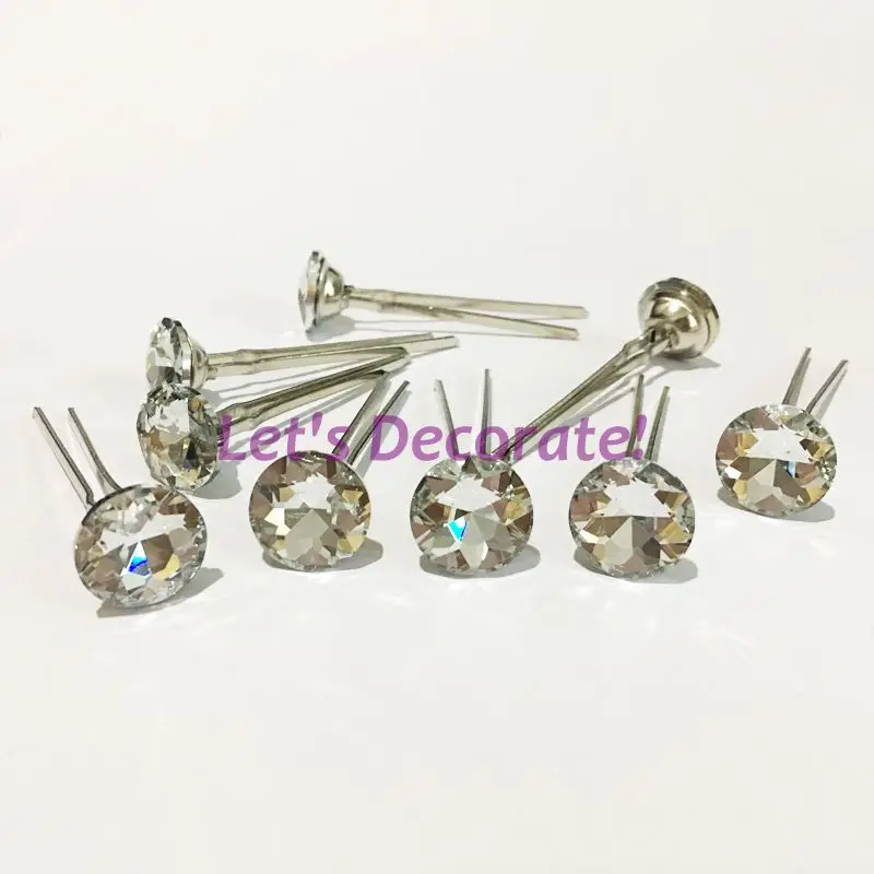 Бесплатная доставка 50 шт./лот 25 мм вилки из хрустального стекла с