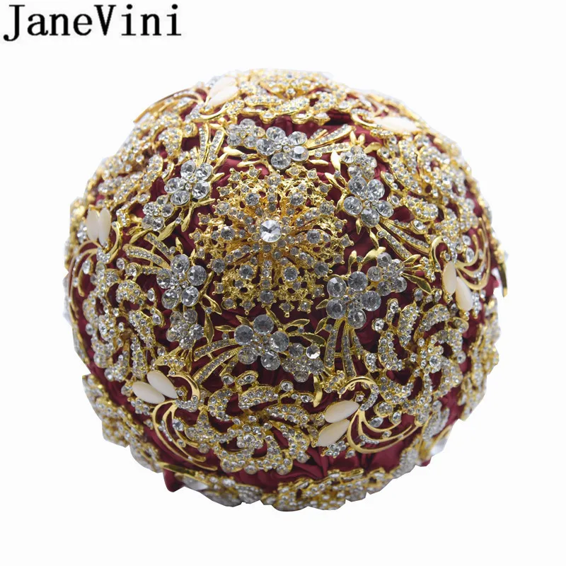 JaneVini Великолепные фиолетовые Букеты Свадебные цветы искусственный шелк розы