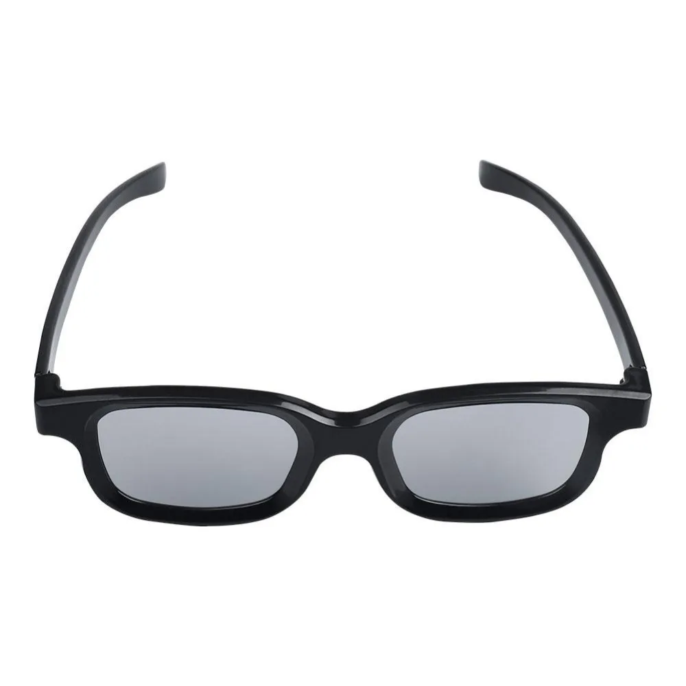 Новые круглые Поляризационные 3D очки черного цвета с ЖК дисплеем для видеоигр