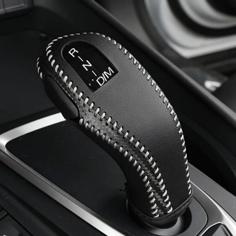 A Style Tonlinker интерьер автомобиля шестерни Крышка корпуса наклейки для Haval F7/F7X-19 Автомобиль Стайлинг 1 шт. кожаный чехол наклейки - Название цвета: A Style