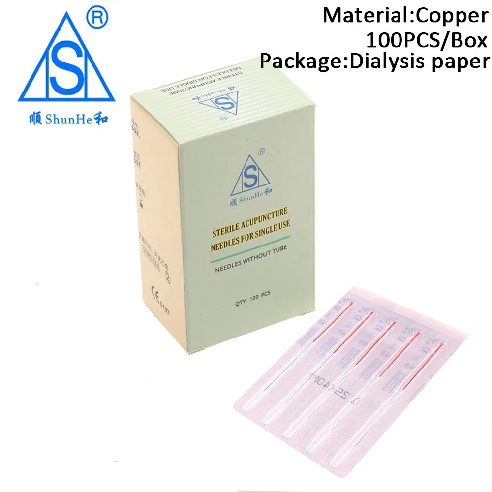 

Sterilze 100 pcs Disposable Acupuncture Needles Massage Practice Needle Without Tube Wholesale Free Shipping De Acupuntura