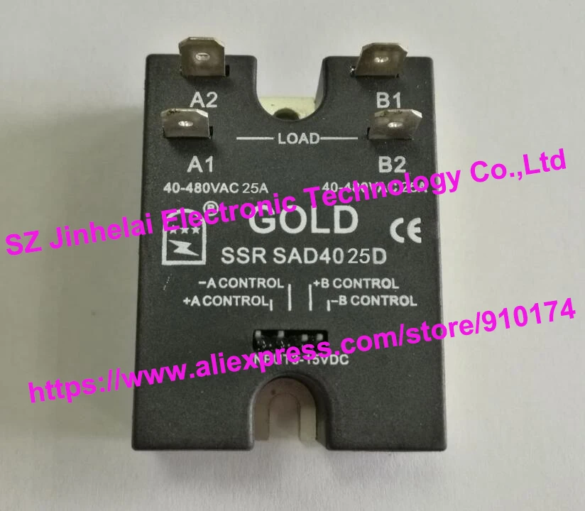 

New and original SAD4025D GOLD Solid state relay 40-480VAC 25A