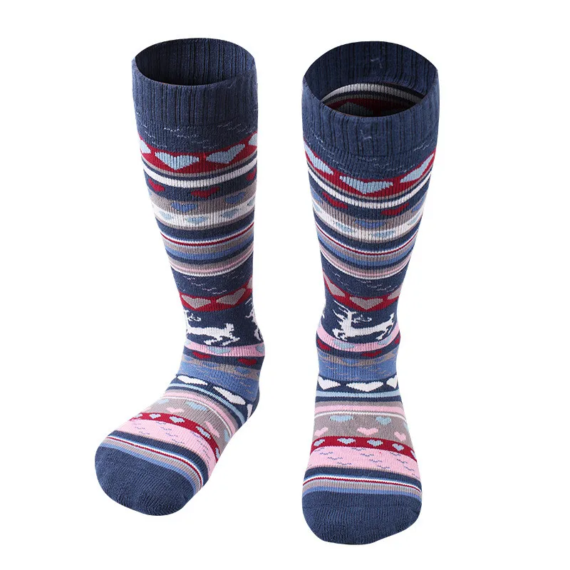 Sports sock children's snow ski socks winter warm knee high quick dry thicken thermal kids boy's girl's snowboarding socks|snowboard