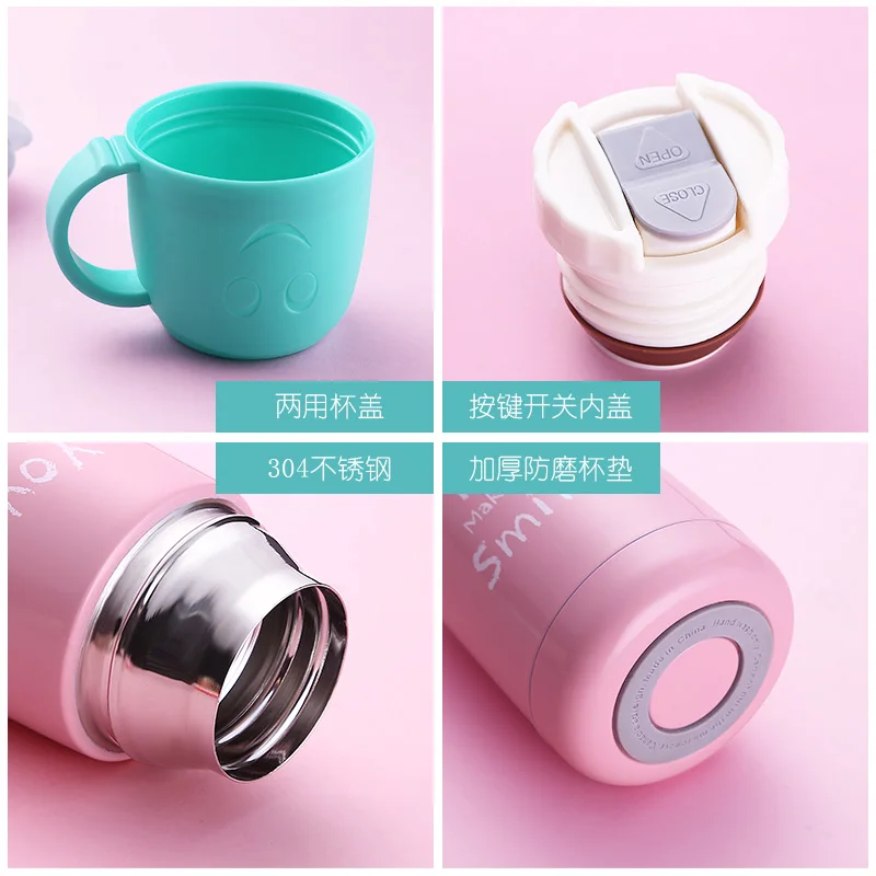 Мини-термос из нержавеющей стали для кормления с двойным использованием