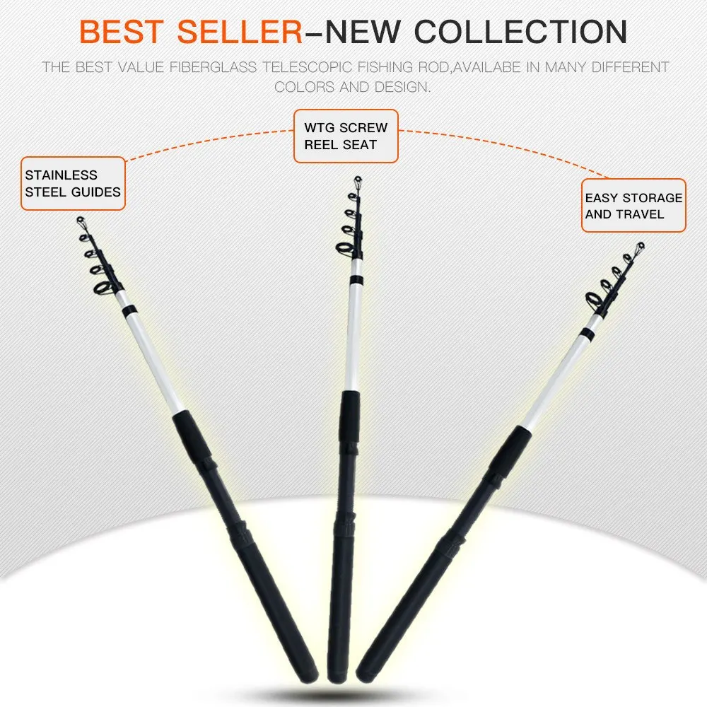 Новая удочка для путешествий Спиннинг Удочка морской соленой воды полюс 1 5 м/1 8 м/2