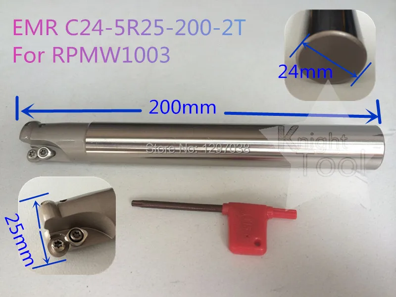 

EMR C24-5R25-200-2T Round Dowel End Mill EMR Corner Rounding End Mill