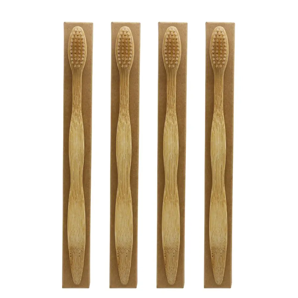 Бамбуковая зубная щетка DR.PERFECT 500 шт./лот с красочной головкой оптовая продажа