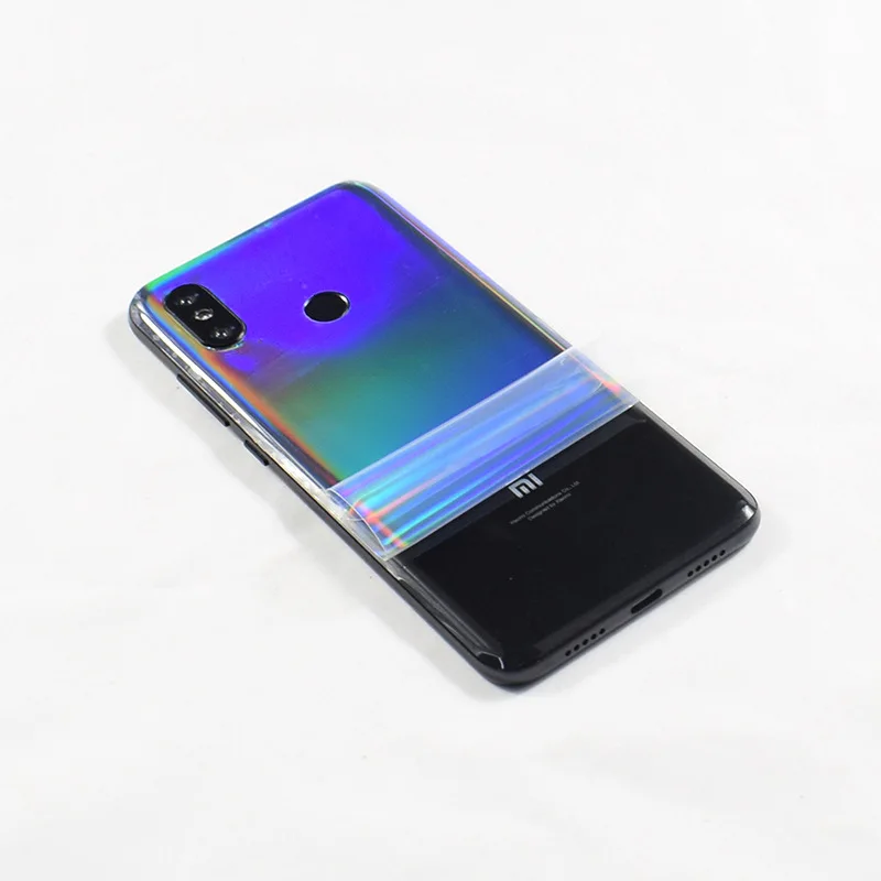Лидер продаж! Градиентная прозрачная декоративная задняя крышка Aurora для Xiaomi 8 MI8 SE