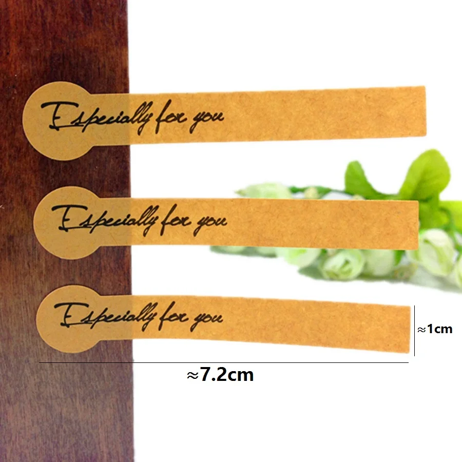 

200pcs/lot Sealing sticker Cowhide Lollipop Especially for you For Gift Cake Baking Sealing Stationery Sticker