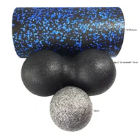 massage foam roller blue fitness pilates yoga column gym equipment massage ball peanut ballscombination