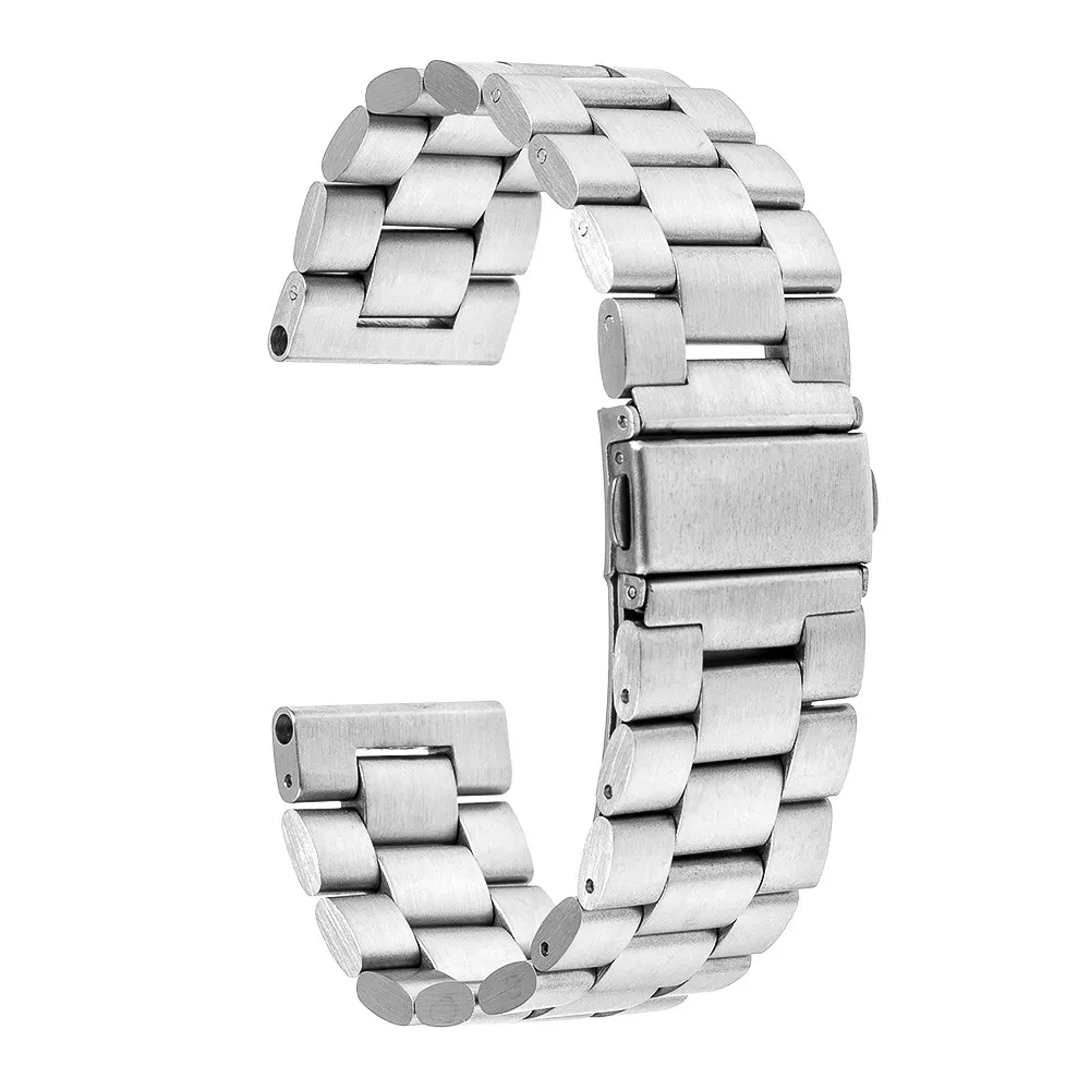 24 мм ремешок для часов из нержавеющей стали 3 указки для sony Smartwatch 2 SW2 сменный ремешок для часов черный, розовый, золотистый, серебристый