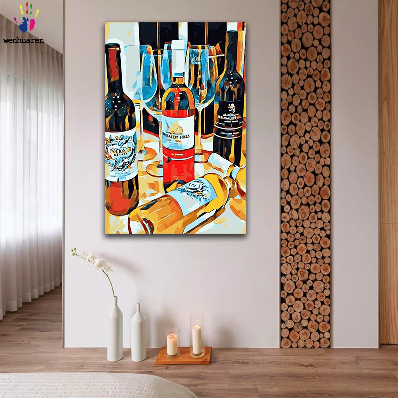 DIY картинки для раскраски по номерам в различных расцветках с применением