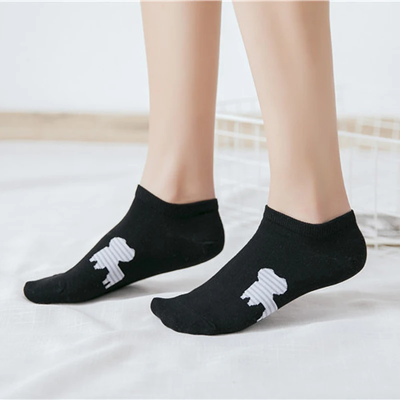 

Summer Girl Cute Cartoon Pattern Cotton Low Boat Socks Women Fashion Ankle Socks