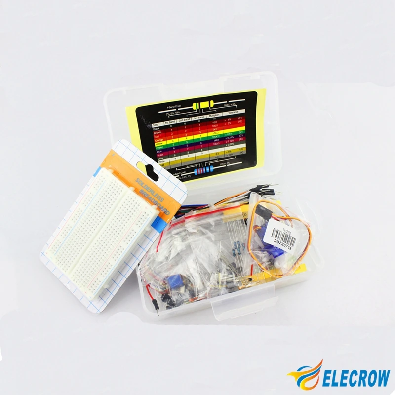 Стартовый набор elerow для начинающих Arduino самостоятельной сборки деталей с картой