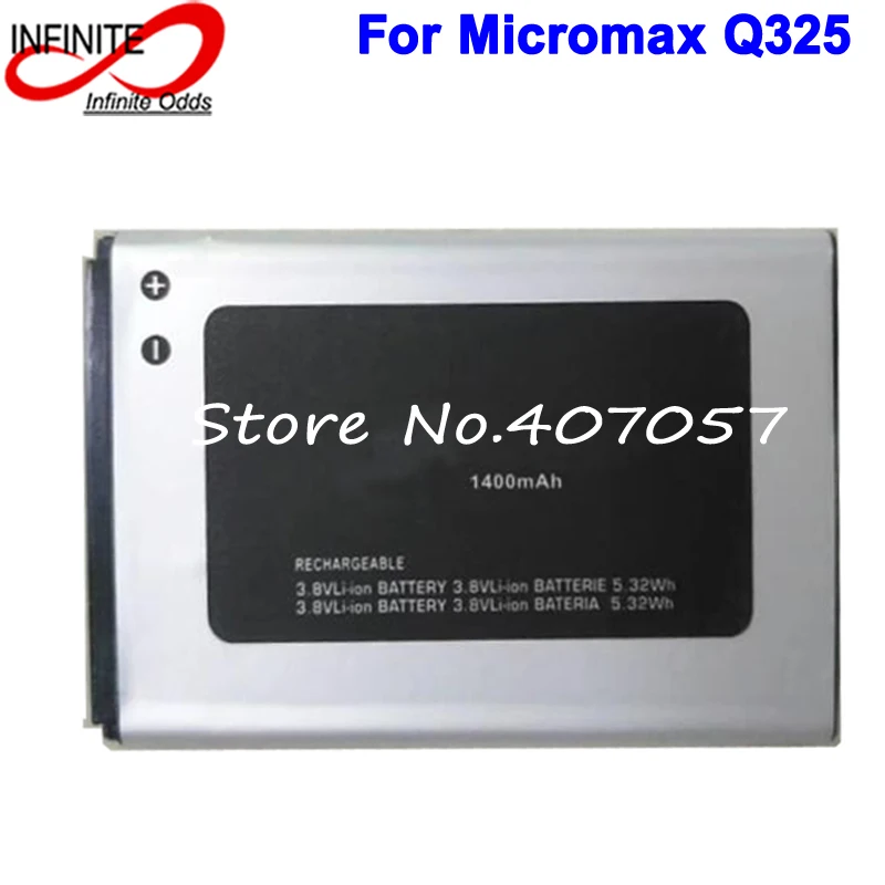 

For Micromax Q325 Battery High Quality 1400mAh Accumulator