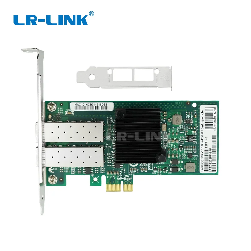 LR-LINK 9252PF -2SFP Gigabit Ethernet волоконно-оптический Lan адаптер PCI-Express x1 Двухпортовая