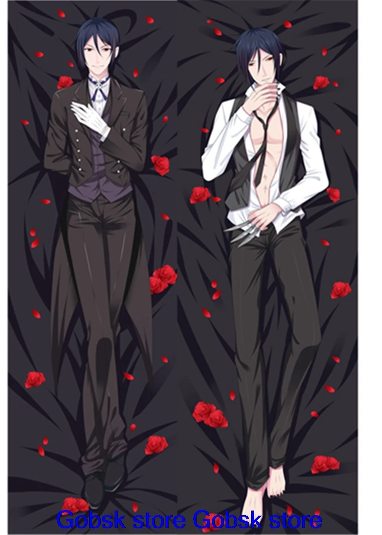 Обновление ботинки в стиле аниме «Темный дворецкий демон-дворецкий alois Trancy Phantomhive Dakimakura тела Наволочка Чехол обниматься тела Чехол