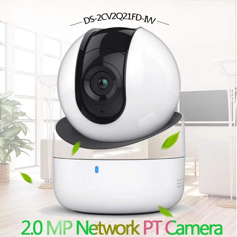 Hikvision DS-2CV2Q21FD-IW 2 0 МП сетевая PT камера Встроенный микрофон динамик Wifi Детский