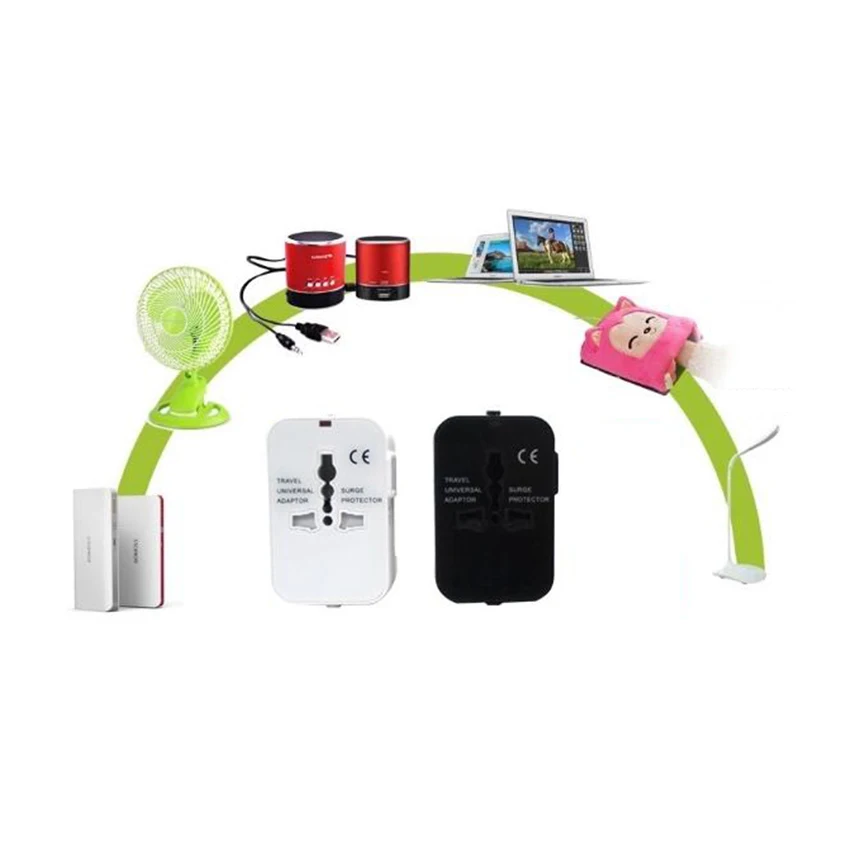 Универсальный дорожный адаптер вилки электроприборов Розетки конвертер