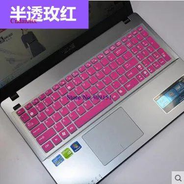 Rose 15,6 дюймовый ноутбук клавиатура Prorector Крышка для Asus k555L A555L A555 A550L F555L X555S X555L X550C R550V notobook чехол для клавиатуры - Цвет: Rose
