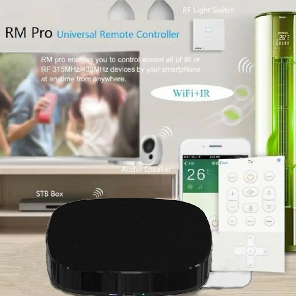 Smart Switch WIFI Wireless Remote Control Home Automation For TV Air Conditioner IR Infrared work Alexa Google home | Электроника