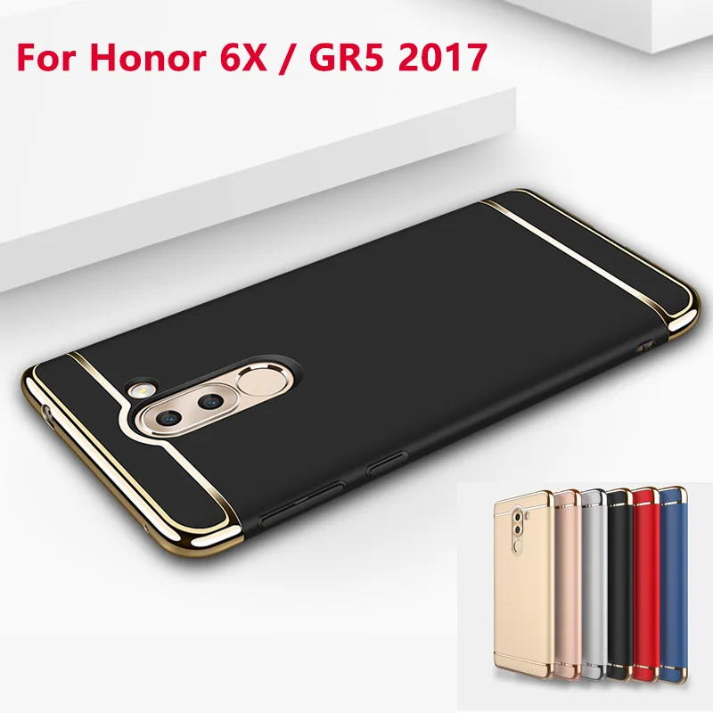 Чехол с покрытием 3 в 1 для HUAWEI Honor 6X / GR5 2017 чехлы телефонов Жесткая Сумка из