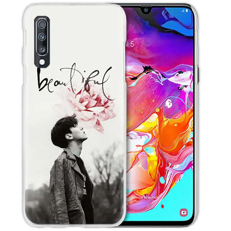 Чехол Monsta X KPOP Boy Group для samsung Galaxy A50 A70 A20e A40 A30 A20 A10 A8 A6 Plus A9 A7 жесткий прозрачный чехол для телефона - Цвет: 07