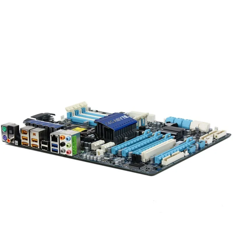 GIGABYTE GA-X58A-UD3R рабочего Материнская плата LGA1366 i7 DDR3 24G блок питания ATX