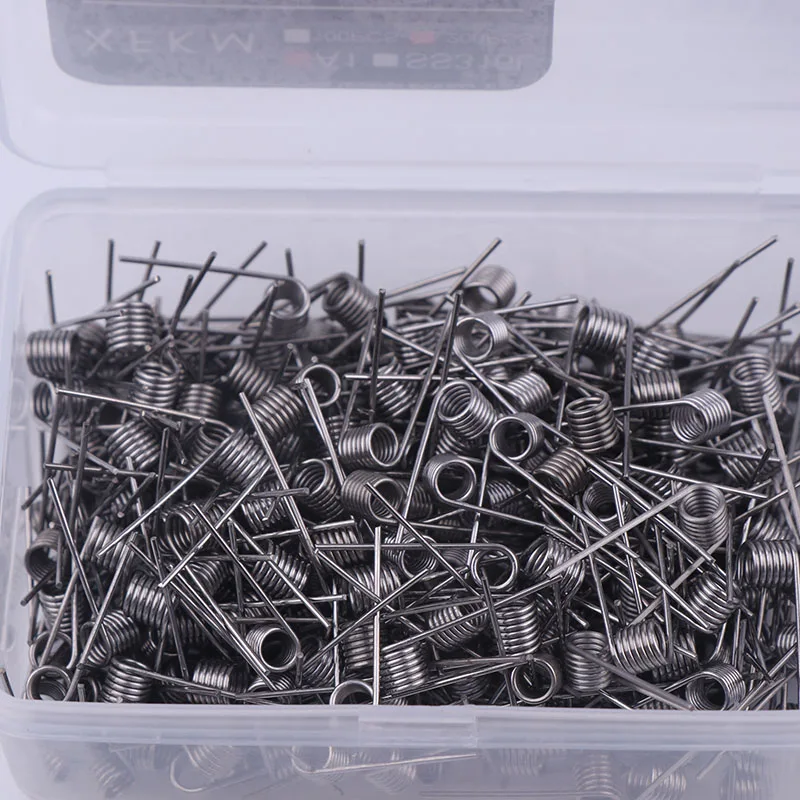 Xfkm (MS) 100/200 шт электронная Сигарета RDA распылитель фитиль провод катушки готовые A1