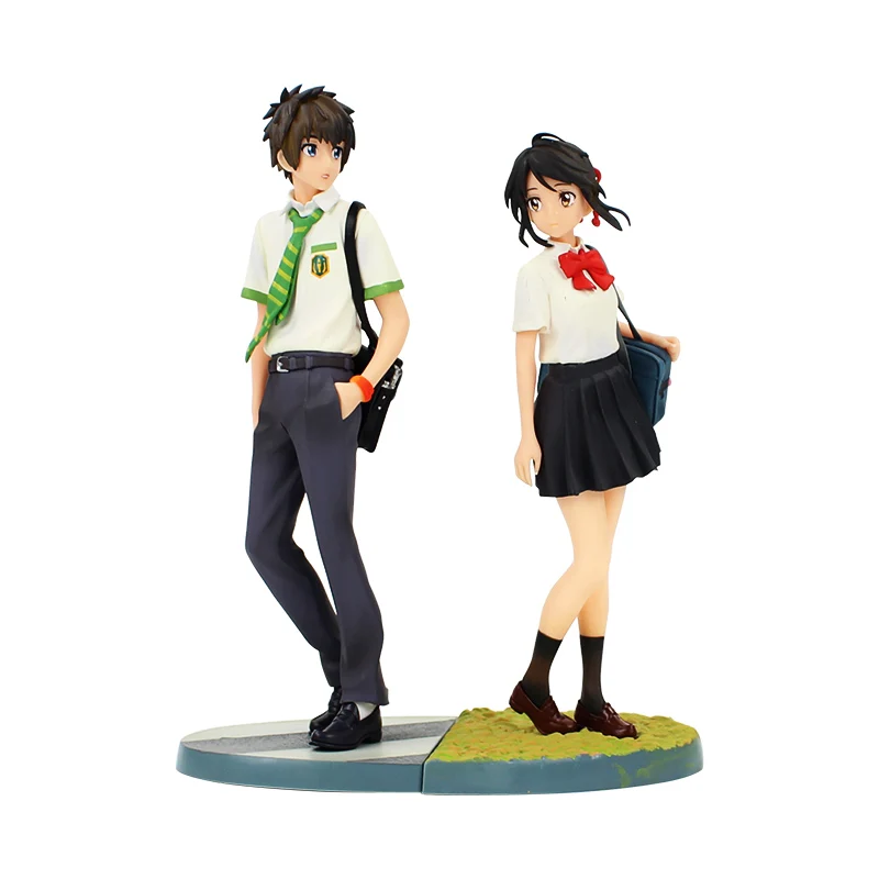 Фигурки героев японского аниме Kimino Na Wa Miyamizu Mitsuha фигурки игрушки куклы 2 шт./лот 22
