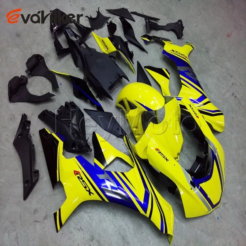 Обтекатели для мотоциклов YZFR1 2015 2016 желтый черный YZF R1 15 16 комплект пластиковых