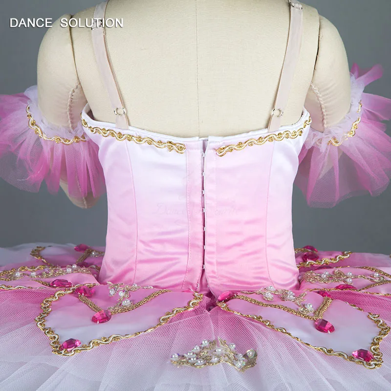 Customize Professional Ballet Tutu with Pink Spandex Camisole Adult &amp Girl Stage Show Costumes Dance Competition Clothes B17016 |