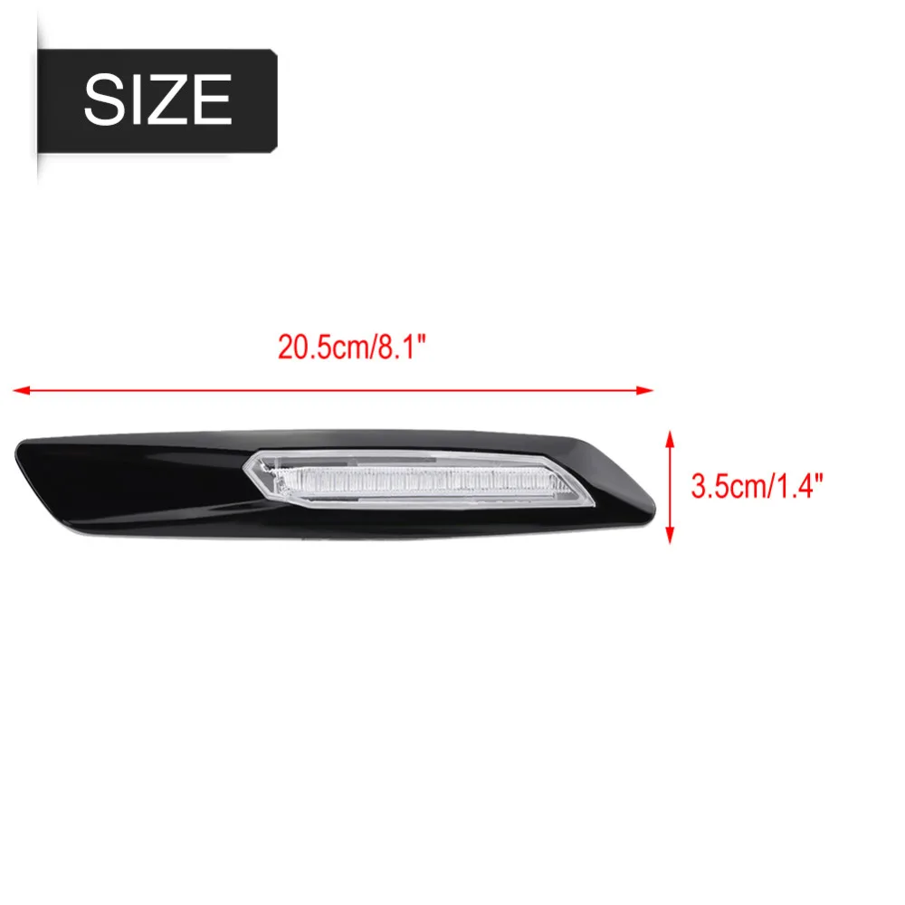 1 Пара Авто Светодиодный Боковой габаритный фонарь поворота светильник лампы для