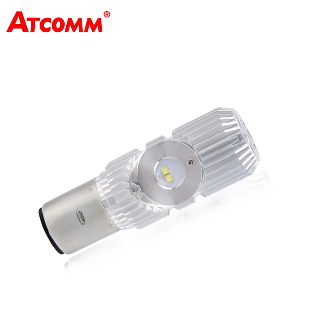 Светодиодные лампы B20d для мотоциклетных фар COB 12 В 6500 лм 10 Вт к|Передние LED-фары