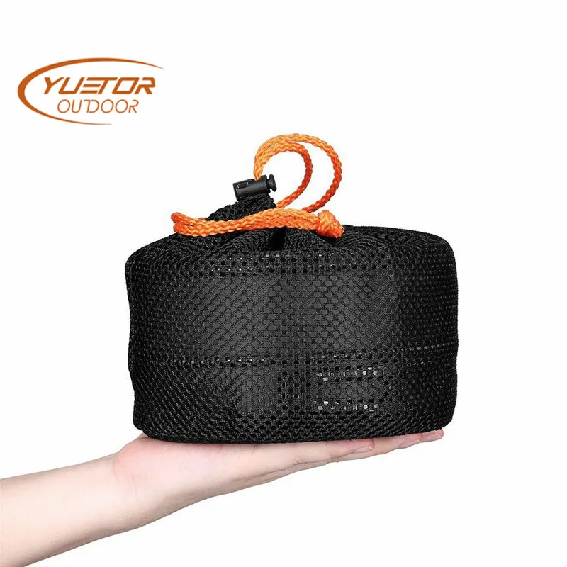 YUETOR OUTDOOR Portable Outdoor Camping Cooking Set for 2-3 Person Teapot Coffee Kettle Pots and Pans Tablewares | Спорт и