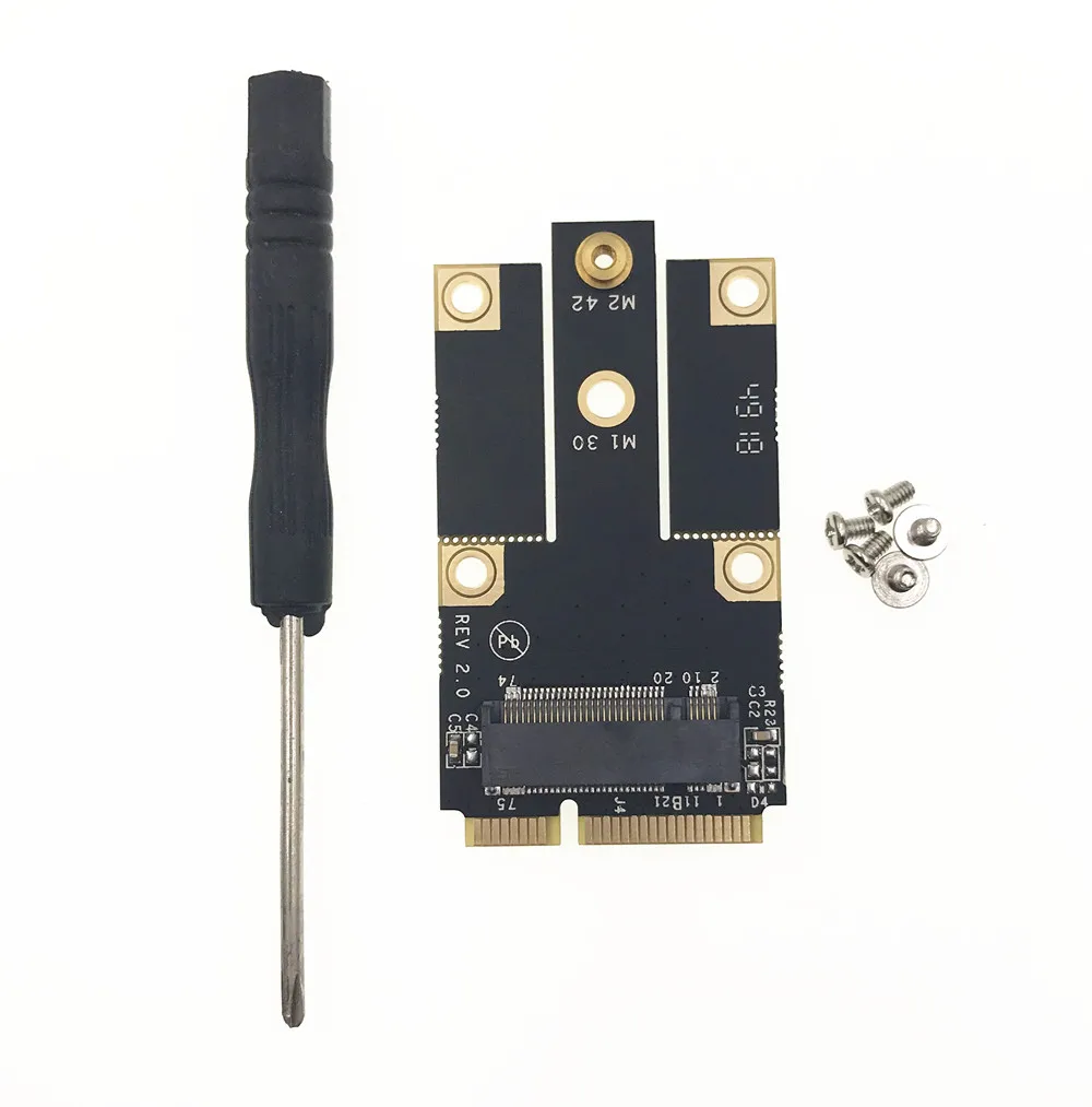 Адаптер M.2 NGFF B для Mini PCI E PCIE адаптер с слотом SIM карты поддержка 3G 4G LTE сетевой