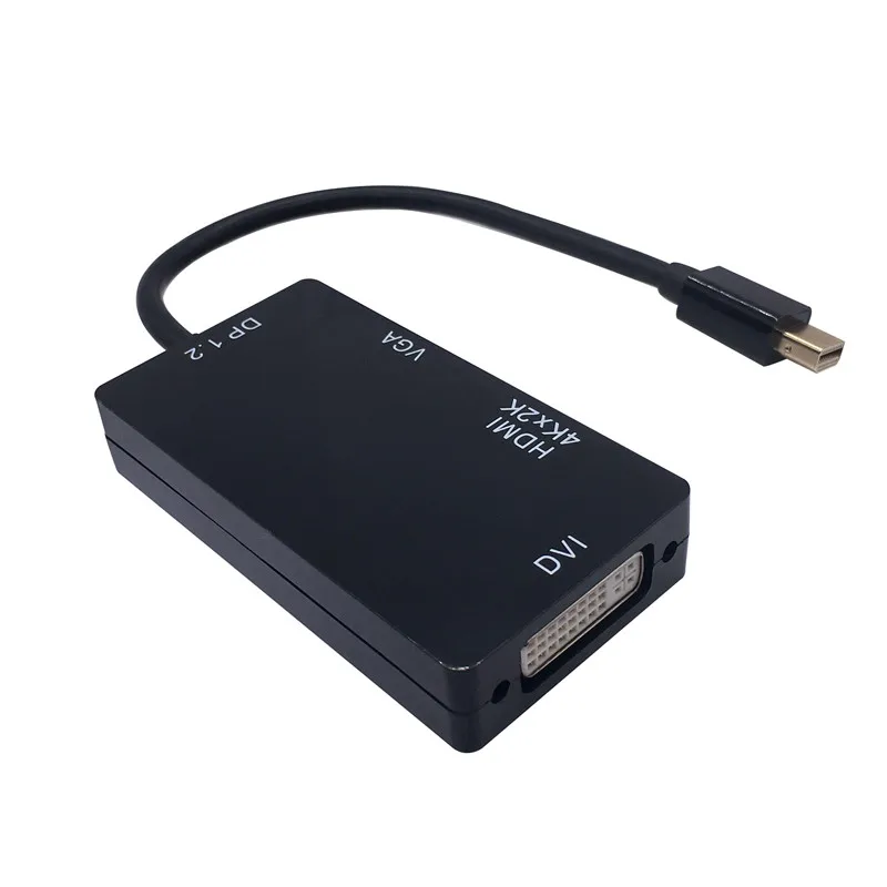 4k 3 в 1 Mini Display Port MINI DP Male To HDMI DVI VGA Женский адаптер конвертер кабель для Apple MacBook| |