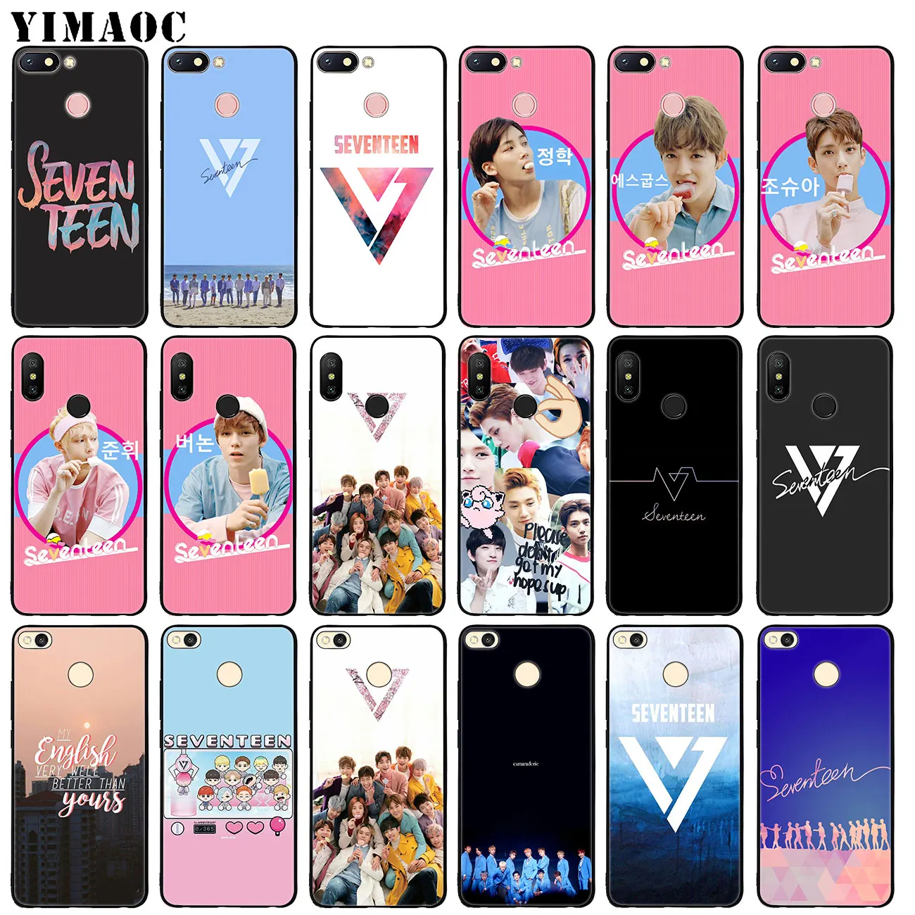 YIMAOC Seventeen JEONGHAN kpop 17 Мягкий силиконовый чехол для телефона Xiaomi Redmi K30 K20 Note 8 8T 7 5 6 Pro Mi