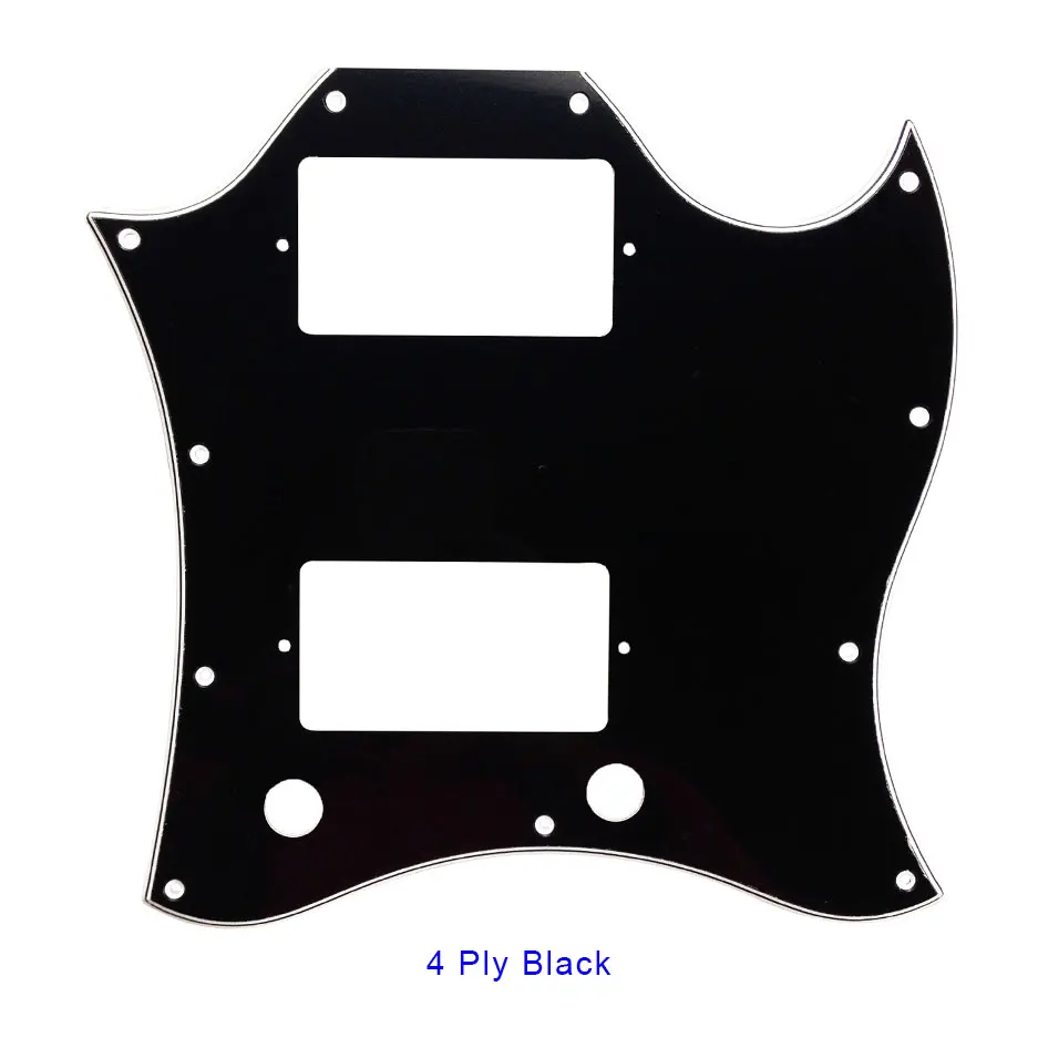 Pleroo гитарные Запчасти-для Gib standard SG Full Face Гитара Pickguard Route PAF Humbuckers Scratch Plate