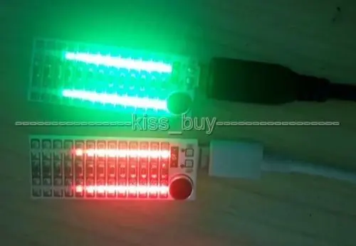 USB 2*13 Музыка Аудио спектр света Голосовое управление чувствительность