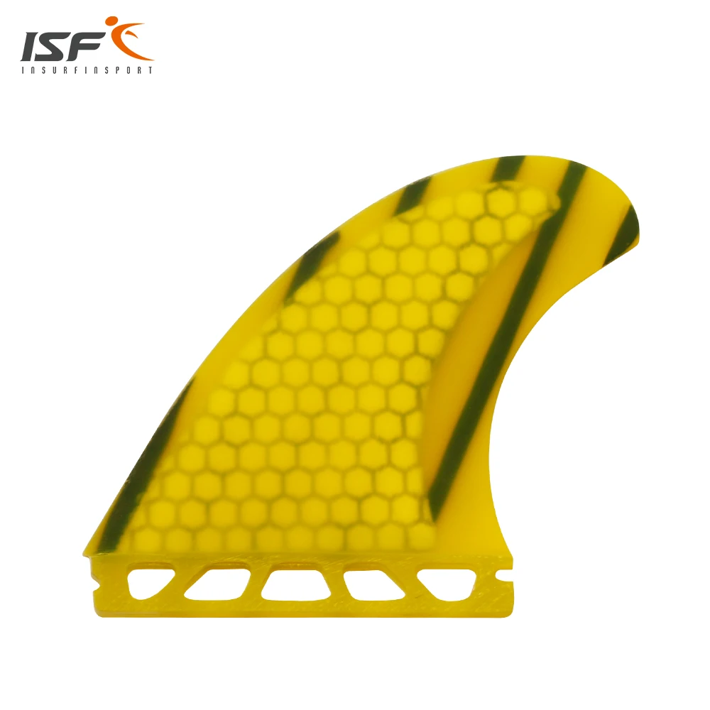 Бесплатная доставка новый дизайн соты желтые quihas future SQ quad ласты для серфинга sup fin