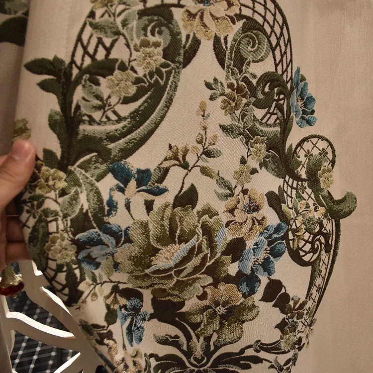 Занавески с вышивкой бежевого и серого цвета зеленые золотые занавески для